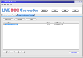 LiveDoc Converter screenshot 2