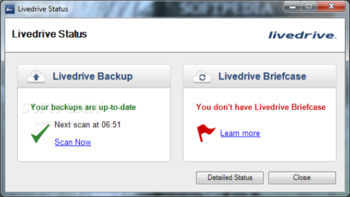Livedrive screenshot
