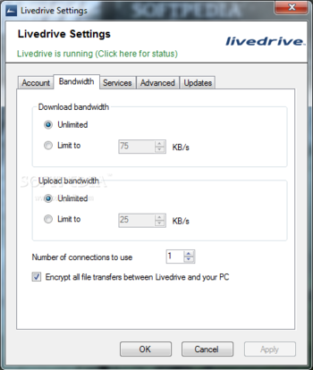 Livedrive screenshot 4