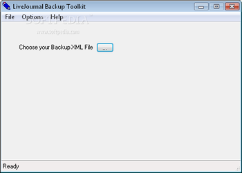 LiveJournal Backup Toolkit screenshot