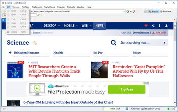 Lively Browser screenshot 3