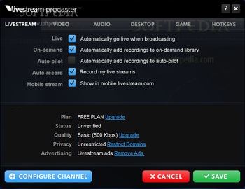 Livestream Procaster screenshot 3