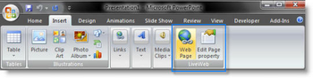 LiveWeb screenshot