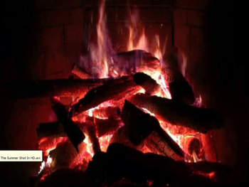 Living Fireplace Video Screensaver screenshot