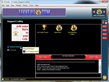 LIvVE4u Client screenshot