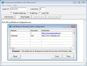 Load Balancer screenshot 2