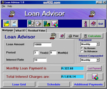 Loan Advisor screenshot