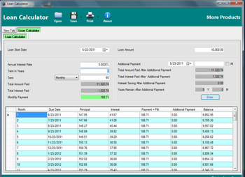 Loan Calculator screenshot