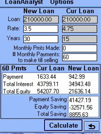 LoanAnalyst (Sony/Ericsson P800/P900) screenshot