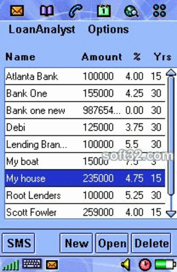 LoanAnalyst (Sony/Ericsson P800/P900) screenshot 2