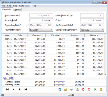 Loan*Calculator Plus screenshot 9