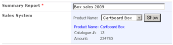 LOB Item Link Field screenshot 2