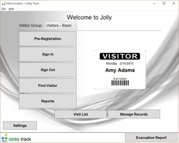 Lobby Track Free Edition screenshot