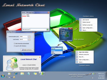 Local Network Chat screenshot