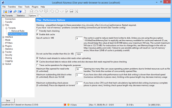 Localhost Azureus screenshot 14