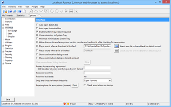 Localhost Azureus screenshot 15