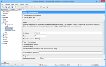 Localhost Azureus screenshot 17