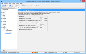 Localhost Azureus screenshot 25
