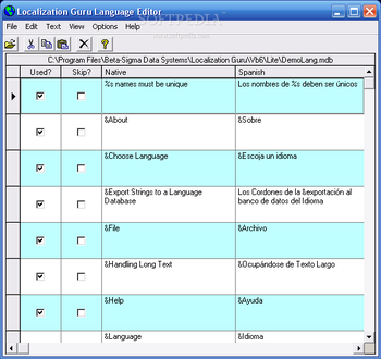 Localization Guru Lite screenshot