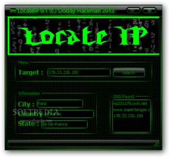 LocateIP screenshot