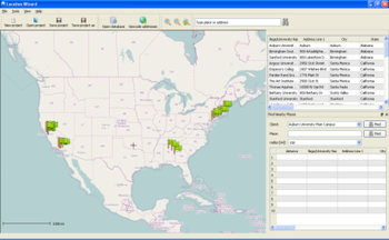 LocationWizard screenshot
