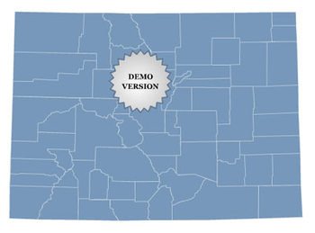 Locator Map of Colorado screenshot