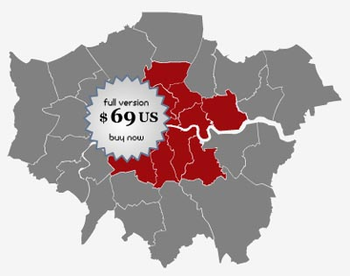 Locator Map of the London Boroughs screenshot 2