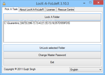 LocK-A-FoLdeR screenshot