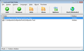 Lock and Hide Folder screenshot