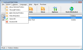 Lock and Hide Folder screenshot 2