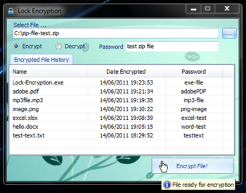 Lock Encryption screenshot