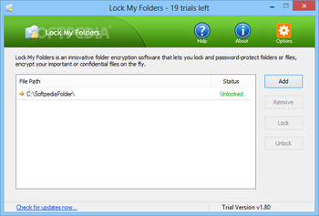 Lock My Folders screenshot