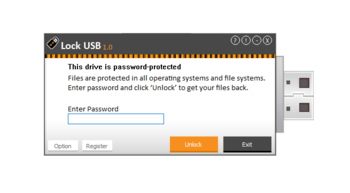 Lock USB screenshot