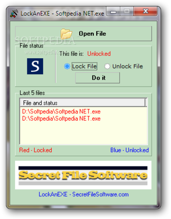 LockAnEXE screenshot