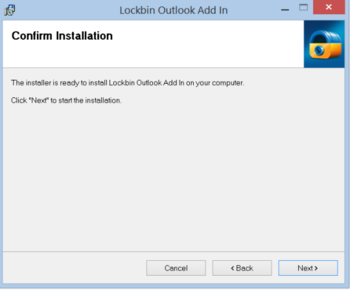 Lockbin Add-in for Outlook screenshot 3