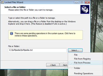 Locked Files Wizard screenshot 2