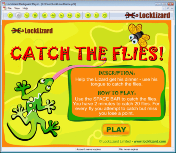 LockLizard Flashguard Player screenshot
