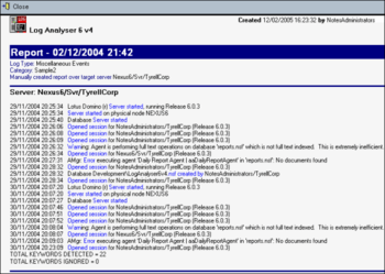 Log Analyser 6 screenshot 2
