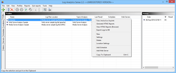 Log Analytics Sense Professional Edition screenshot