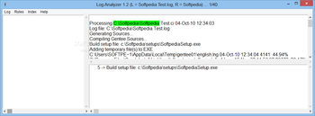 Log Analyzer screenshot