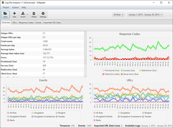 Log File Analyser screenshot