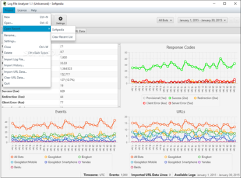 Log File Analyser screenshot 4