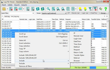Log File View Standard Portable Edition  screenshot 2
