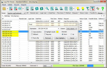 Log File View Standard Portable Edition  screenshot 3