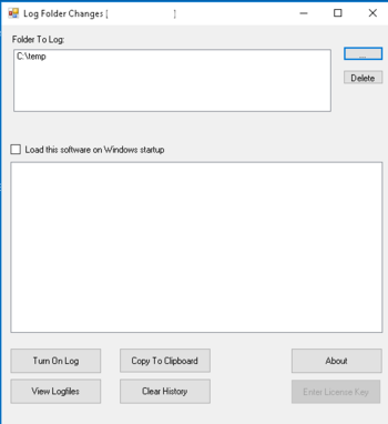 Log Folder Changes screenshot