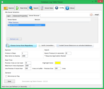 Log Table Viewer screenshot 5