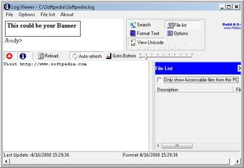 Log Viewer screenshot