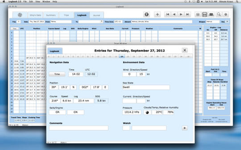 Logbook screenshot