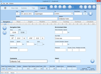 Logbook screenshot 5