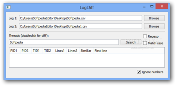 LogDiff screenshot